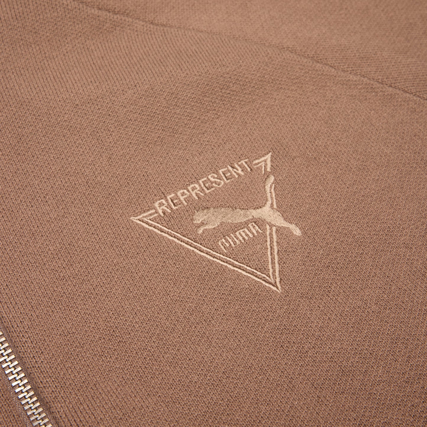 Puma x REPRESENT T7 Knit Jacket (Brown)