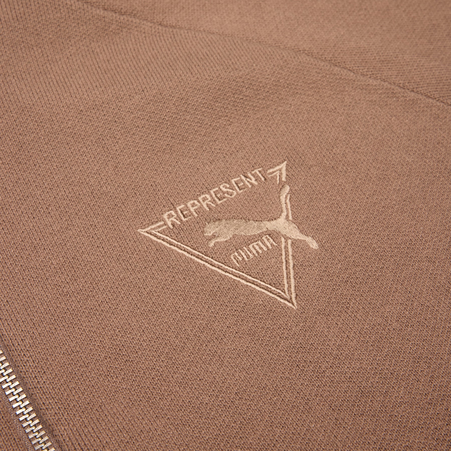 Puma x REPRESENT T7 Knit Jacket (Brown)