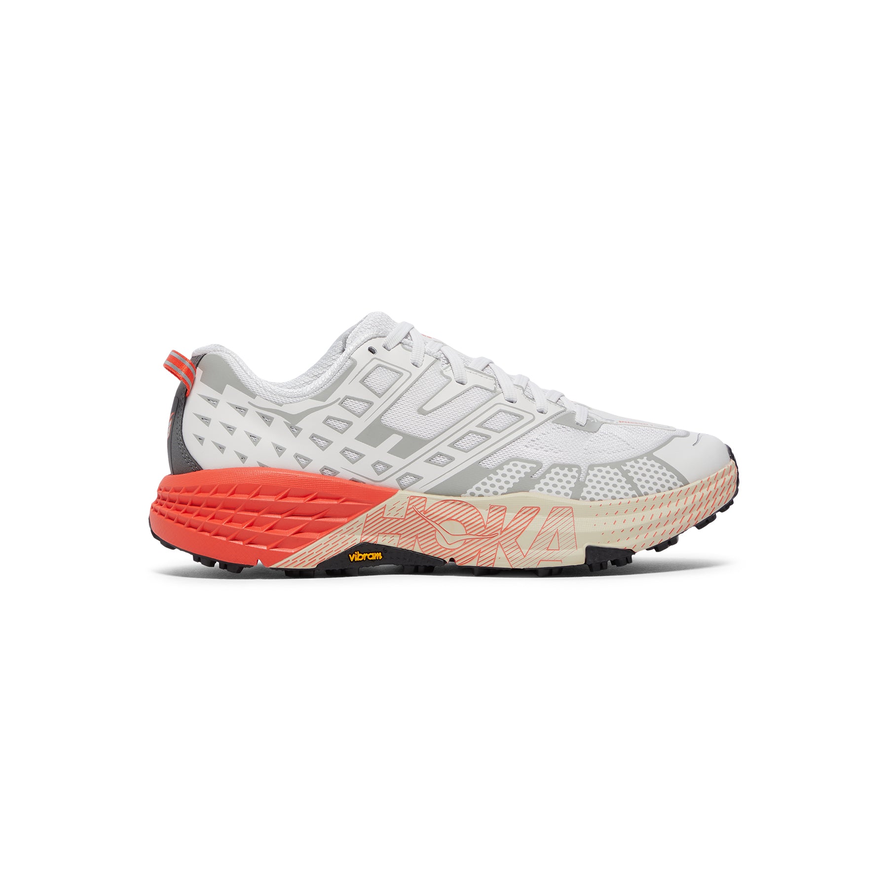 HOKA SpeedGoat 2 (White/Tomato)