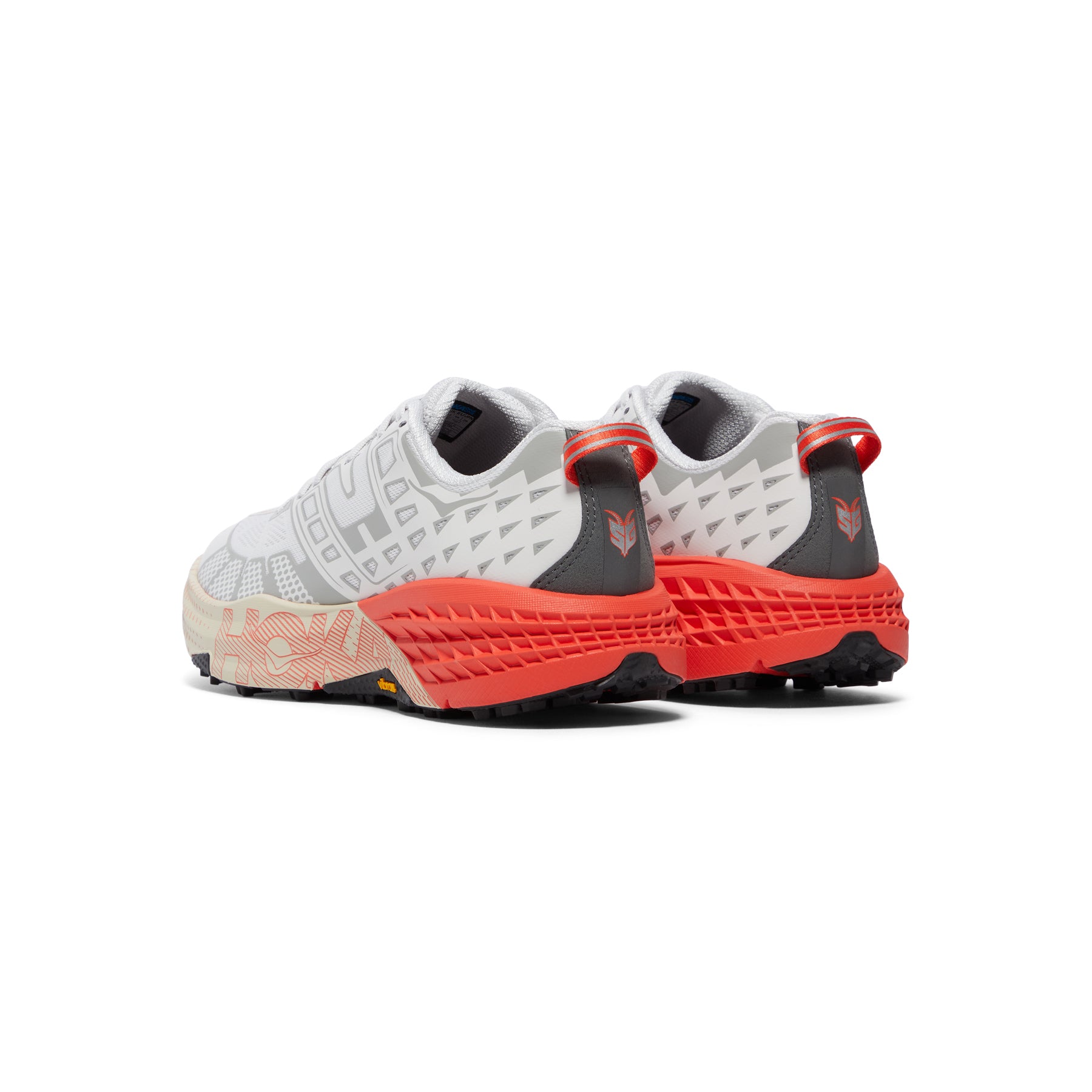HOKA SpeedGoat 2 (White/Tomato)