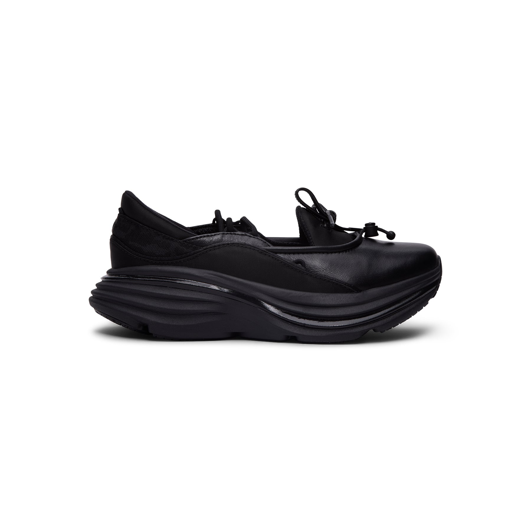 HOKA Bondi Mary Jane (Black/Black)