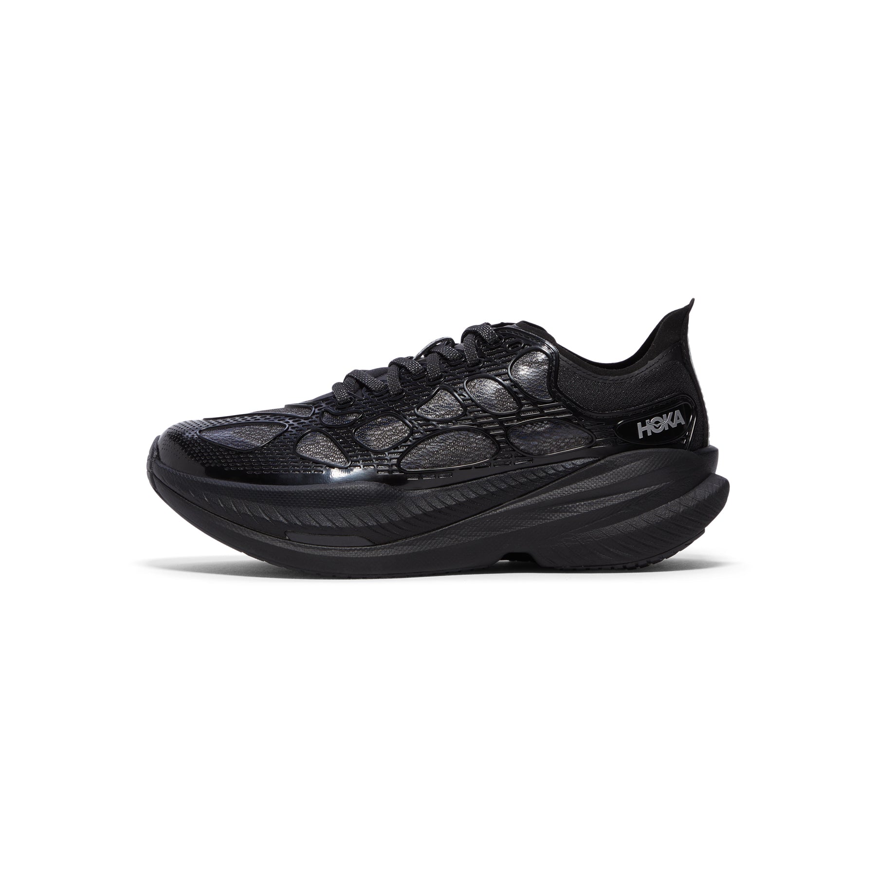 HOKA Mach X Caged (Black/Midnight blue)
