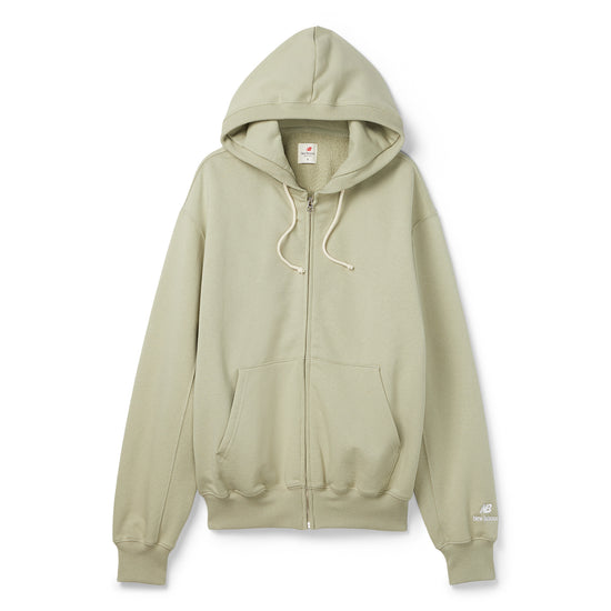 New Balance Made In USA Full Zip Hoodie (Olivine)