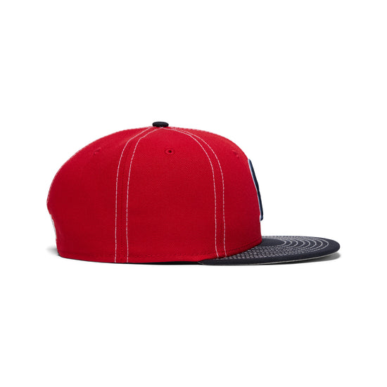 New Era x Brain Child 59Fifty Restricted Fitted Cap (Navy/Scarlet)