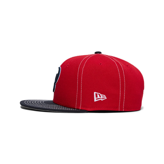 New Era x Brain Child 59Fifty Restricted Fitted Cap (Navy/Scarlet)