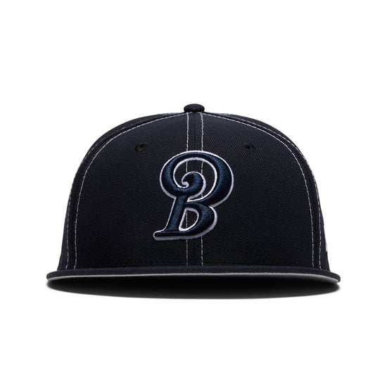 New Era x Brain Child B Crown 59Fifty Fitted Cap (Navy)