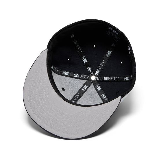 New Era x Brain Child B Crown 59Fifty Fitted Cap (Navy)