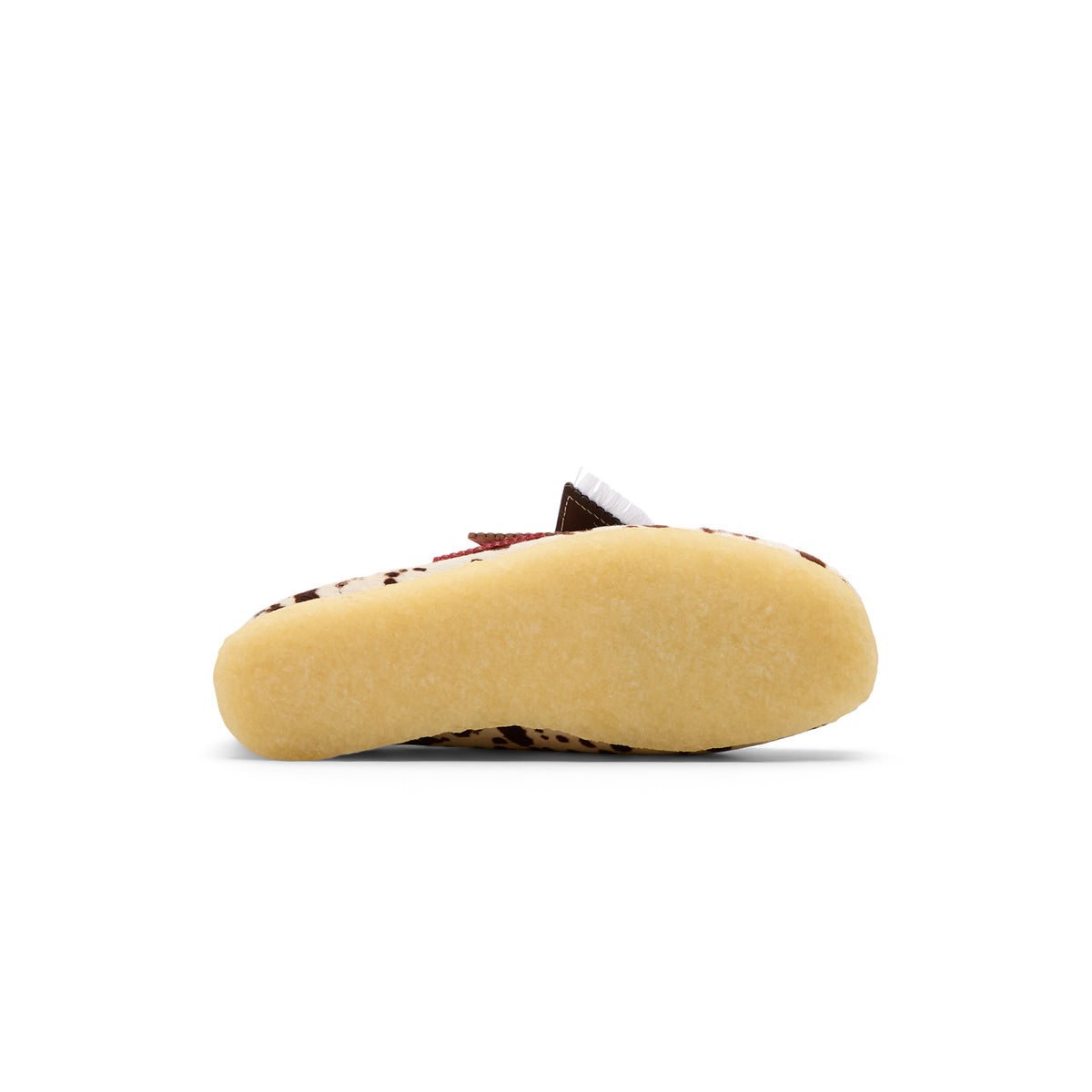 Clarks WMNS Wallabee (Brown Cow Print)