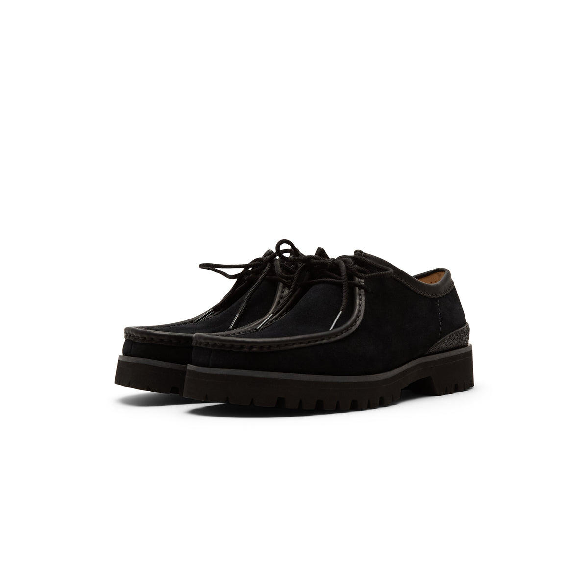 Clarks Walla Yukoner (Black Combi Sde)