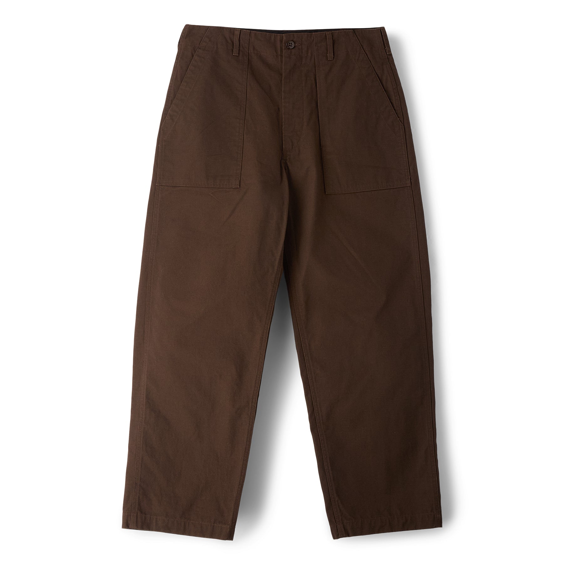 Engineered Garments Fatigue Pant (A - Dk.Brown Heavyweight Cotton Ripstop)