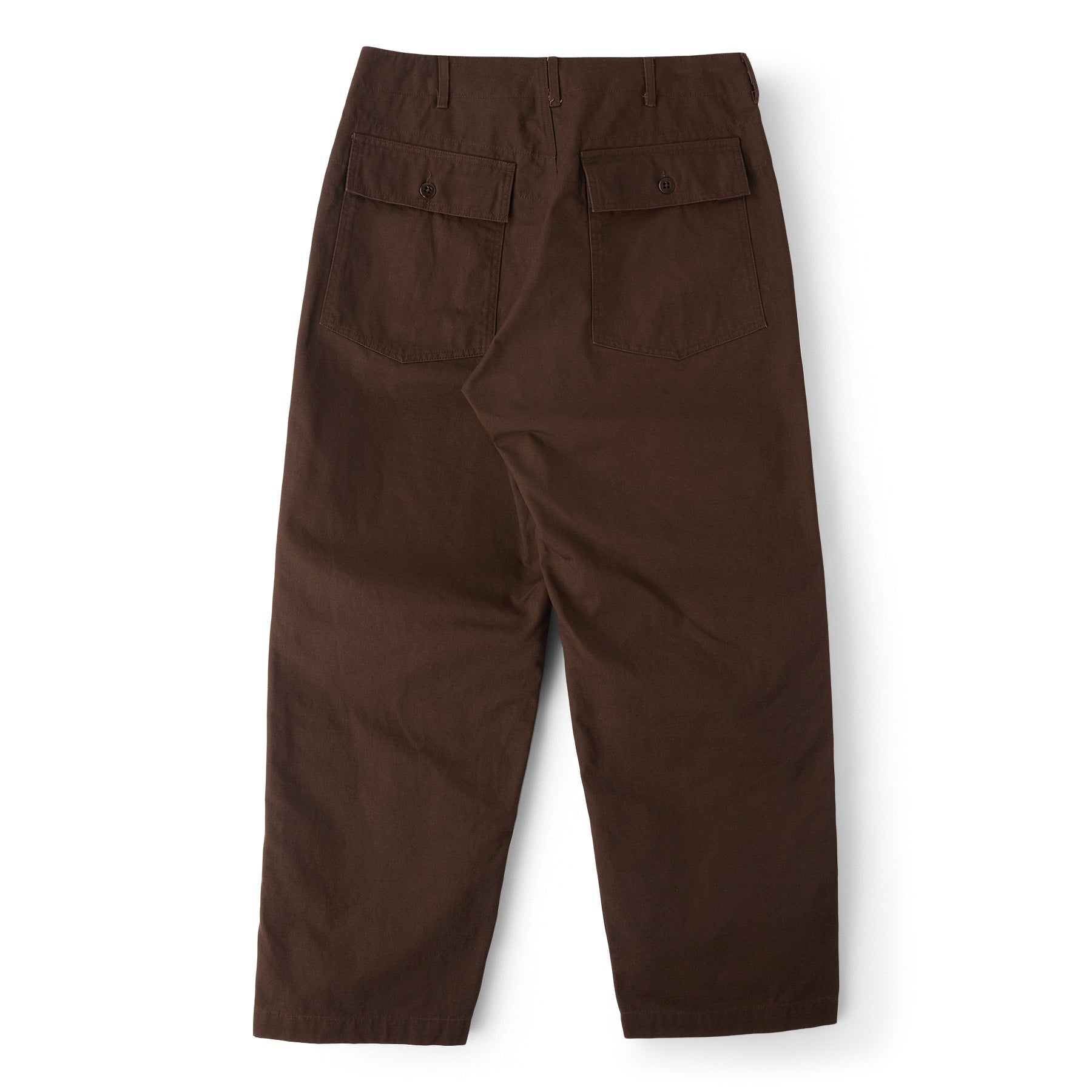 Engineered Garments Fatigue Pant (A - Dk.Brown Heavyweight Cotton Ripstop)