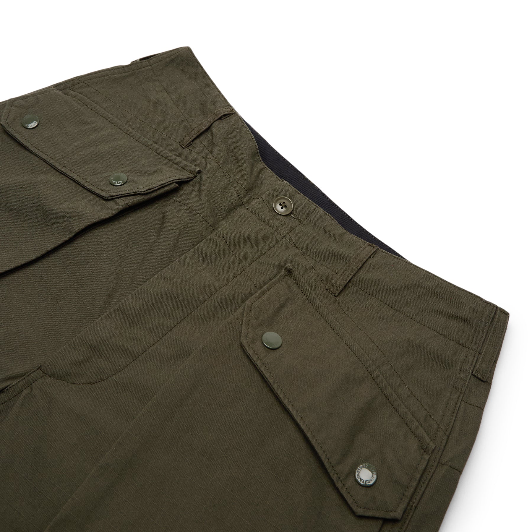 Engineered Garments Norwegian Army Pant (B - Olive Heavyweight Cotton Ripstop)