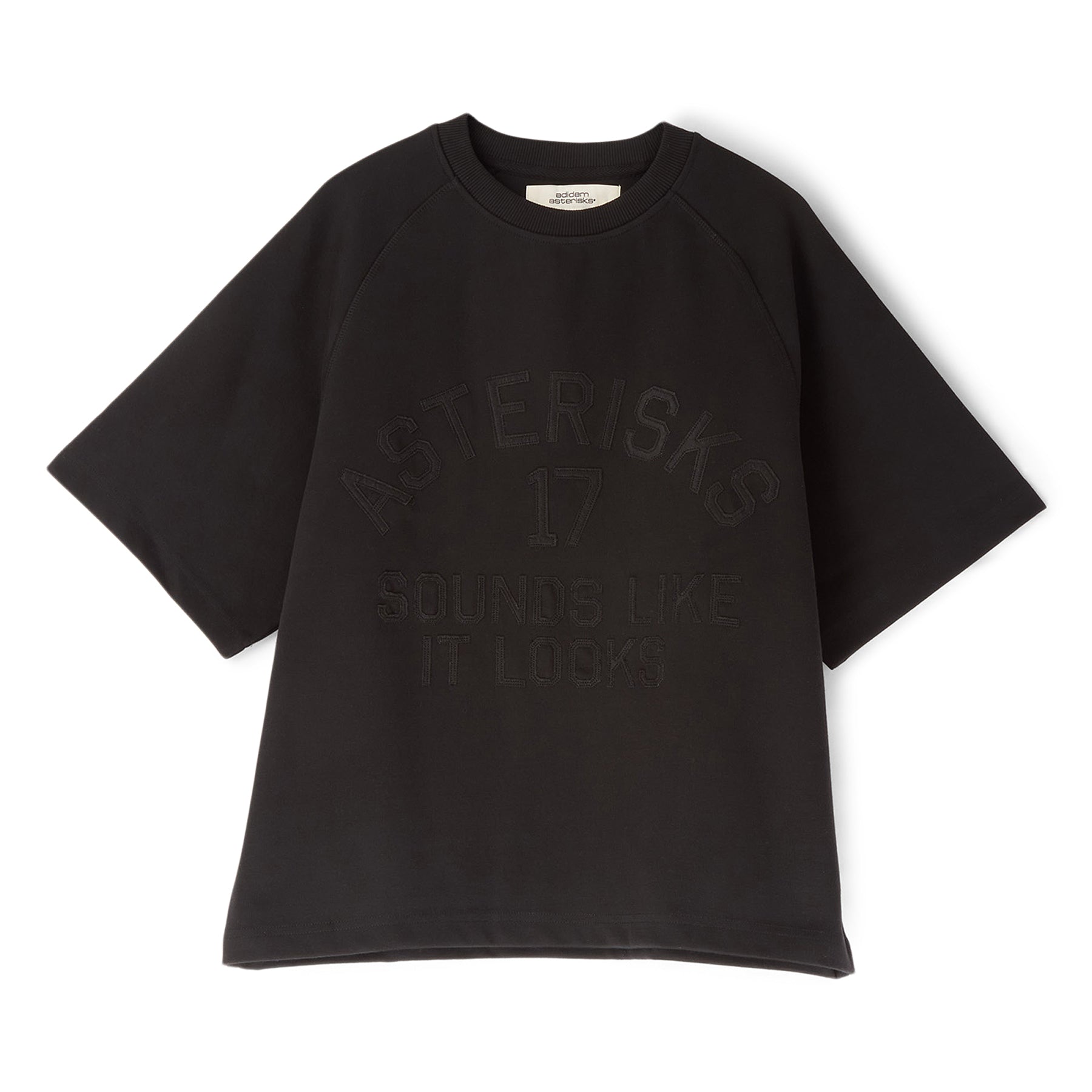 Adidem Asterisks Collegiate Shirt (Triple Black)