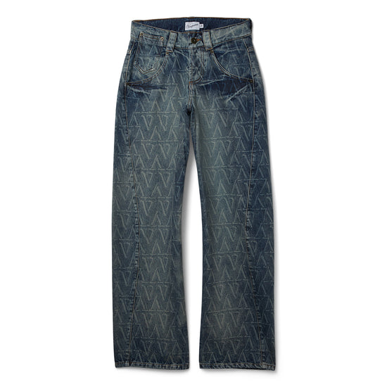 Vaquera Twisted Seam Jeans (Blue)