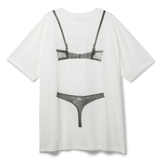 Vaquera Trompe L'Oeil Tall T-Shirt (White)