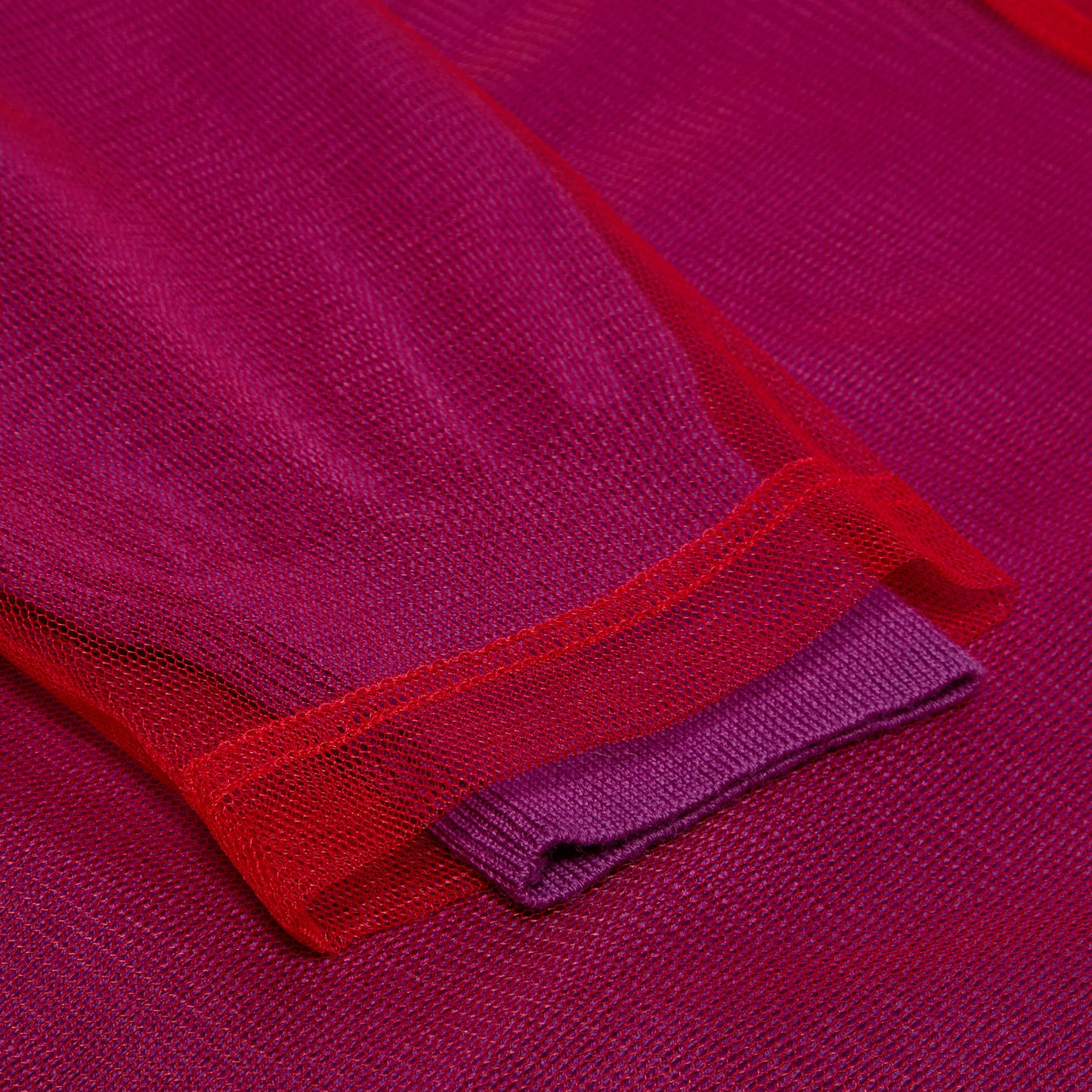 Comme Des Garcons Double Layered Top (Purple/Red)