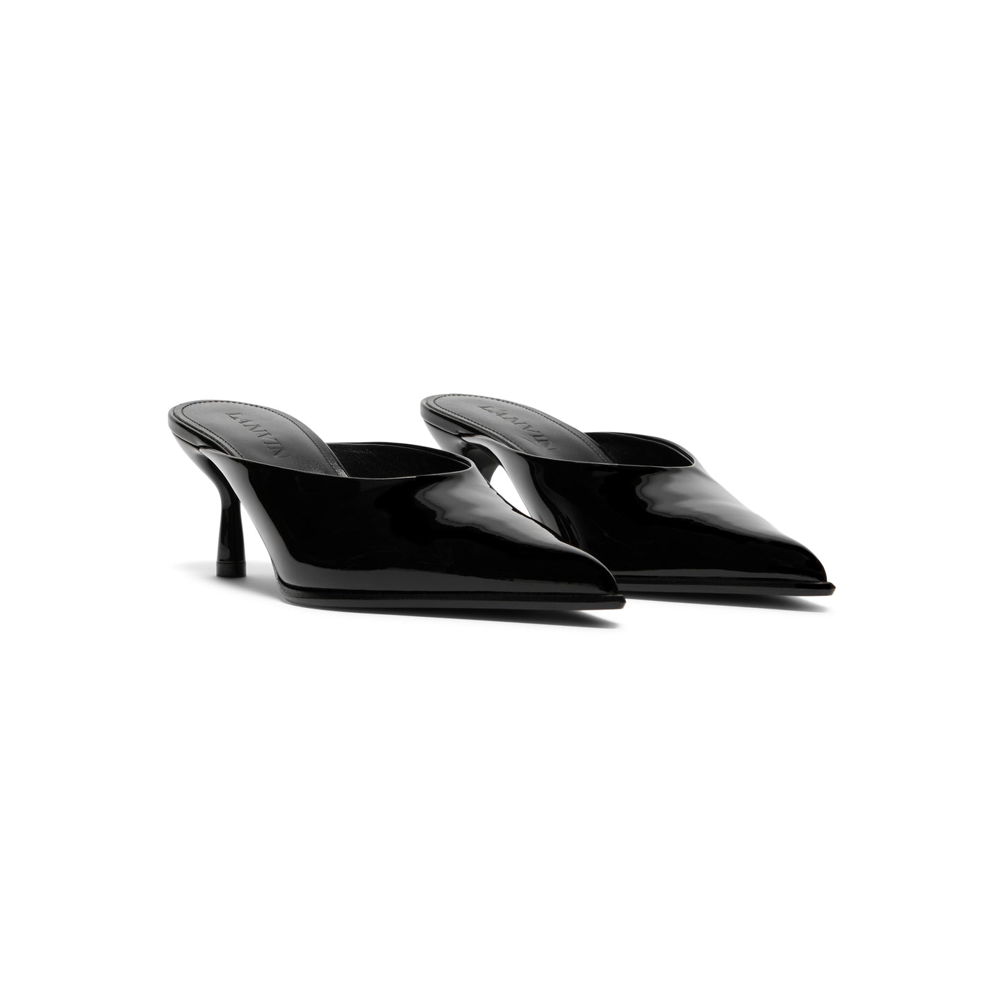 Lanvin Slip-On Pointed Toe Pumps (Black)