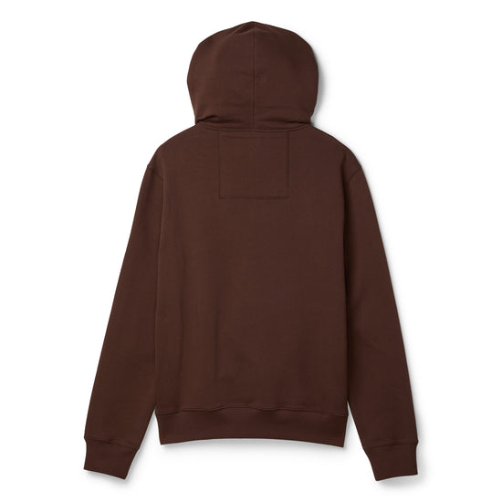 Lanvin Logo Hoodie (Dark Mocha)