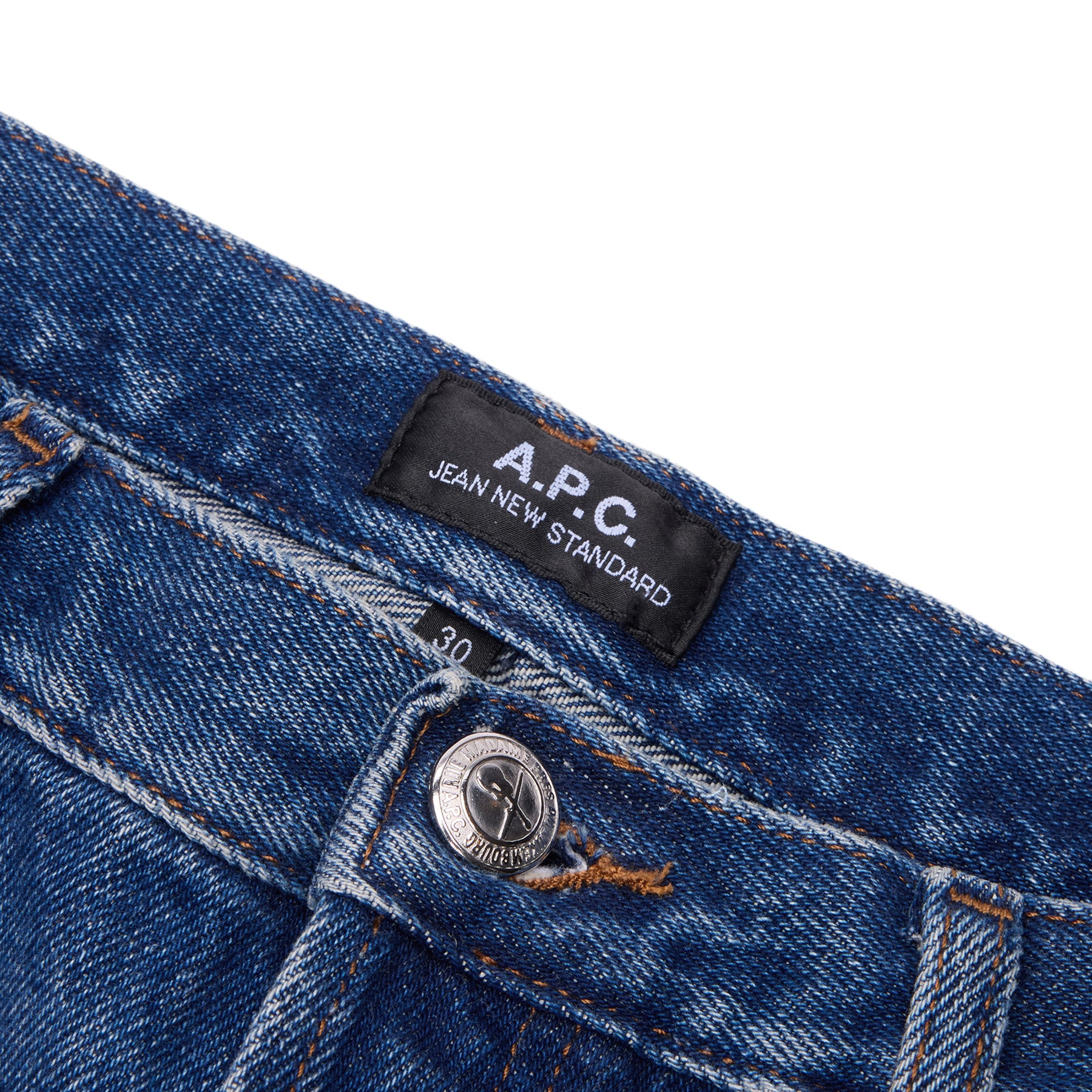 A.P.C. New Standard Jean (Washed indigo)