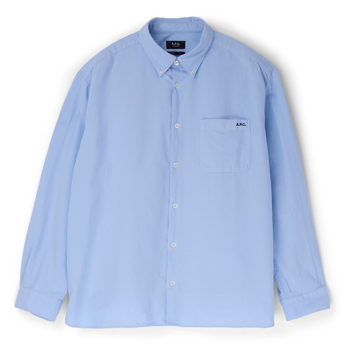 A.P.C. Mateo Logo Shirt (Light Blue)