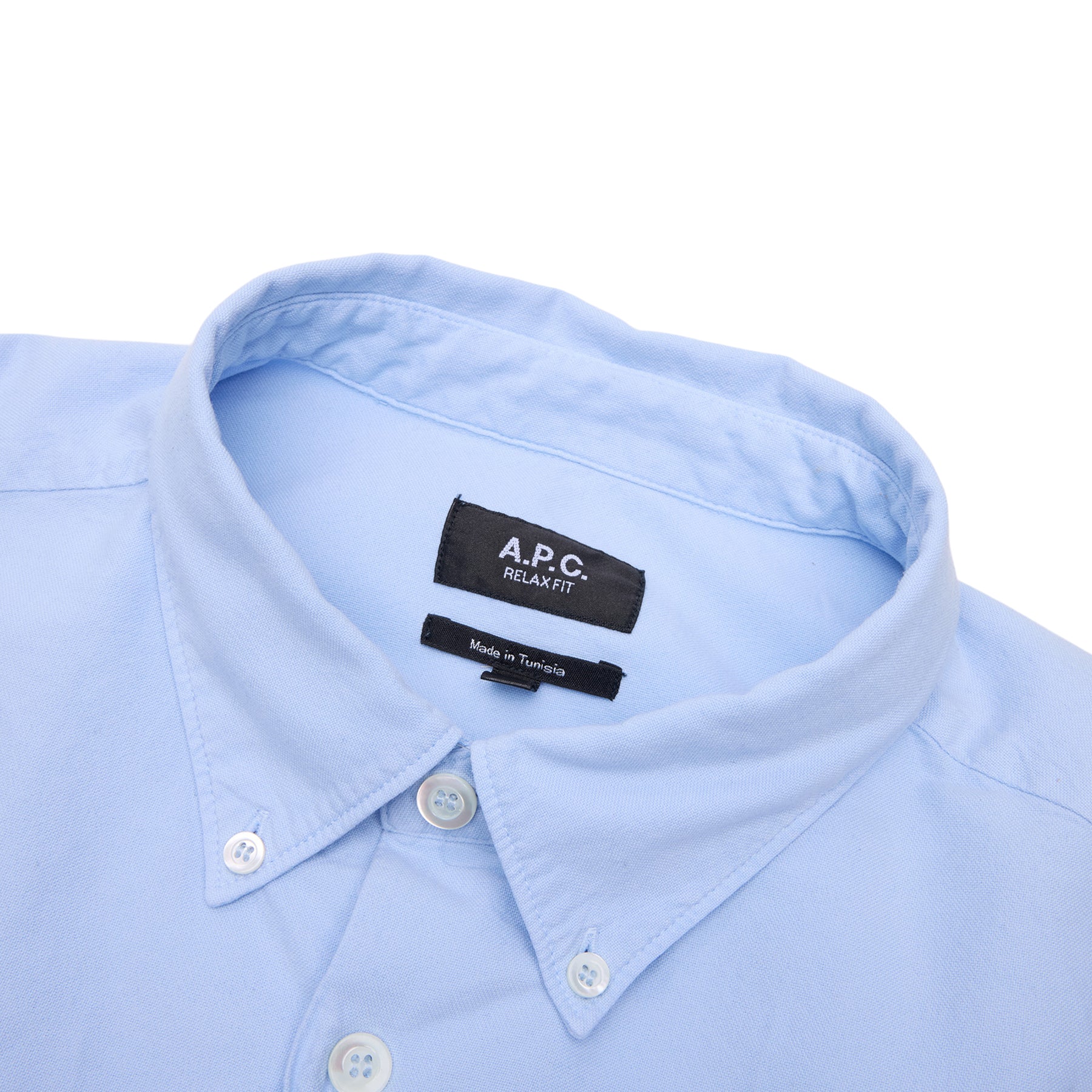 A.P.C. Mateo Logo Shirt (Light Blue)