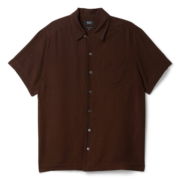 A.P.C. ロイショトスリフシャツ VIALVH12608 CAA Roy short-sleeve shirt | A.P.C.
