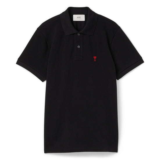 AMI ADC Polo Shirt (Black)