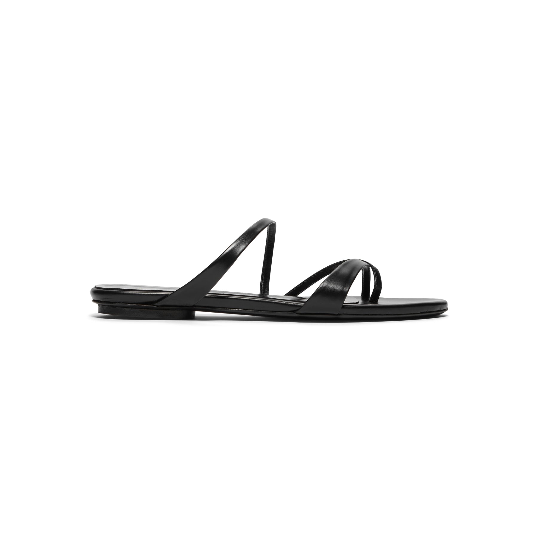 Jude Heath Sandal (Black Leather)