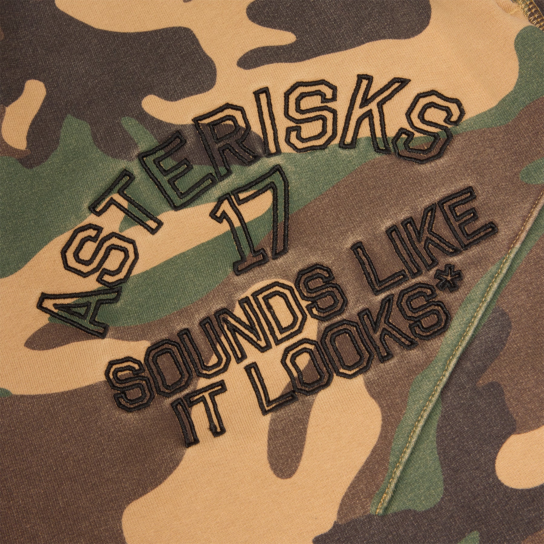 Adidem Asterisks Raw Hem Sweat Capri (Camo)