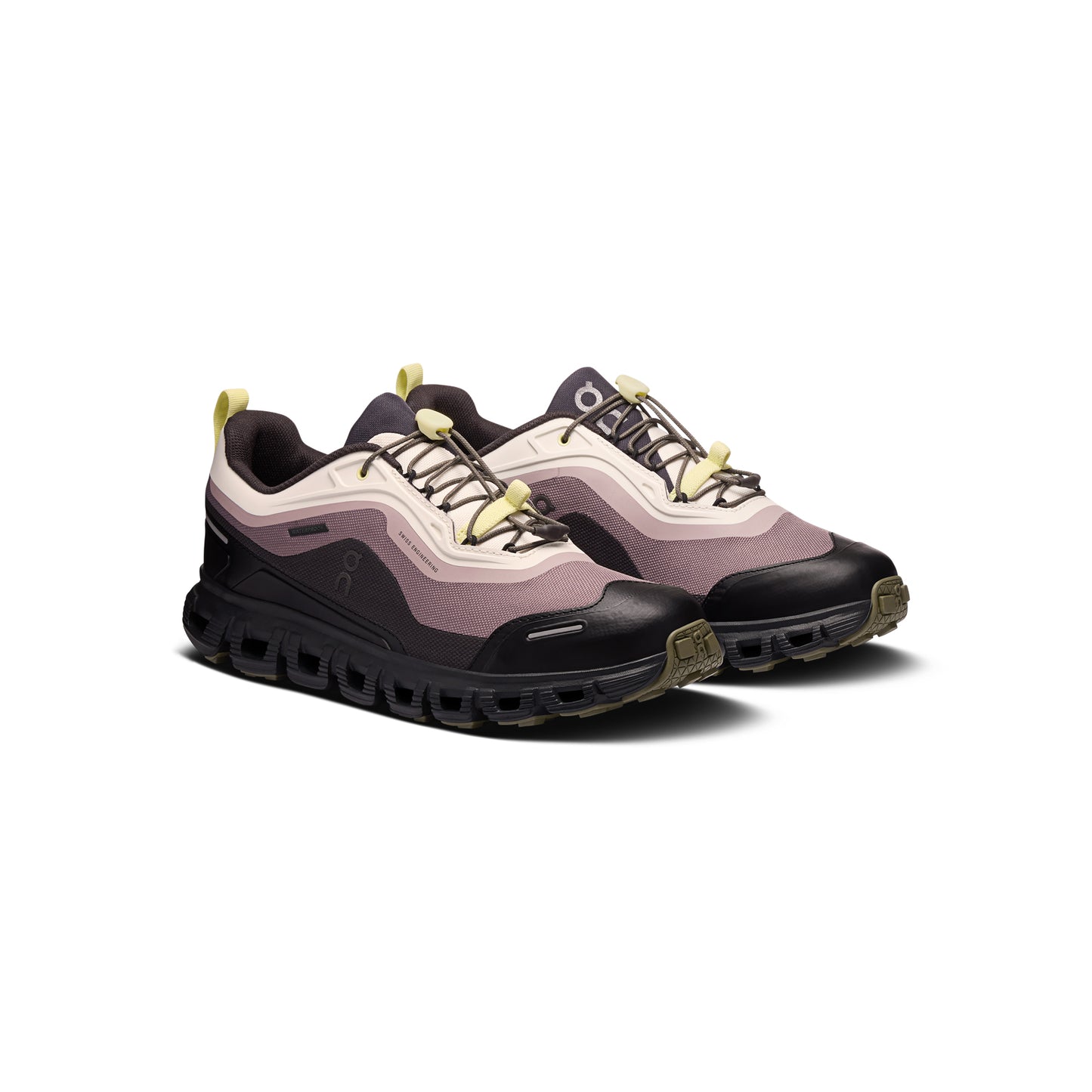 ON Womens Cloud 6 Geo Waterproof (Dew/Gobi)