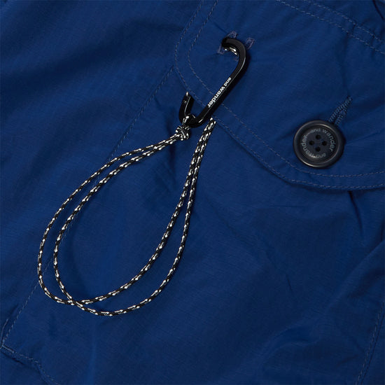 and wander 87 Oversized Cargo Pants (Blue)