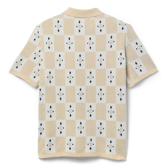 CARNAN x Copacabana Palace Pattern Tricot Polo (Off White)