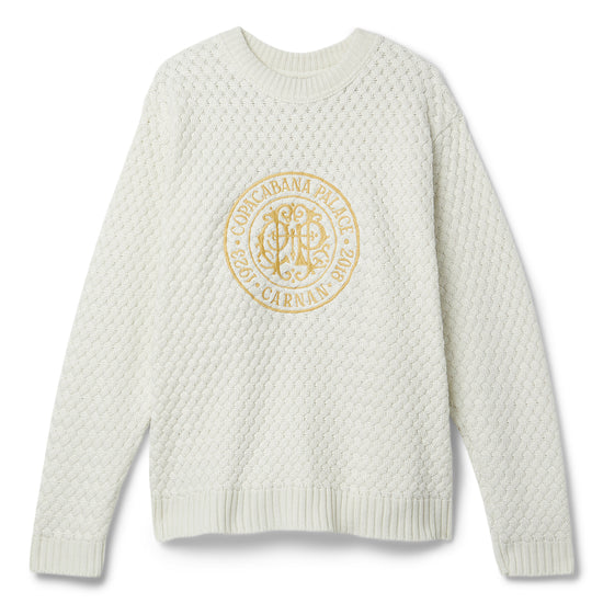 CARNAN x Copacabana Palace Tricot Sweatshirt (Off White)
