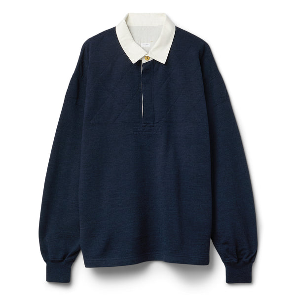 Visvim Larkham LS (Superfine) (Navy) – CNCPTS