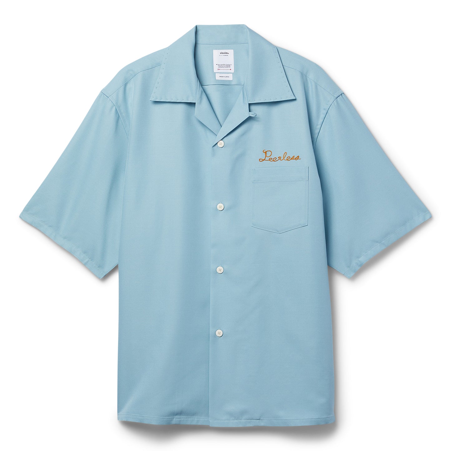 Visvim Keesey Short Sleeve Shirt (Light Blue)