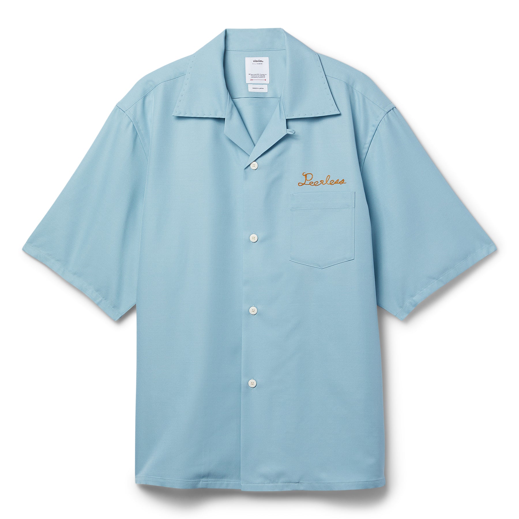Visvim Keesey Short Sleeve Shirt (Light Blue)