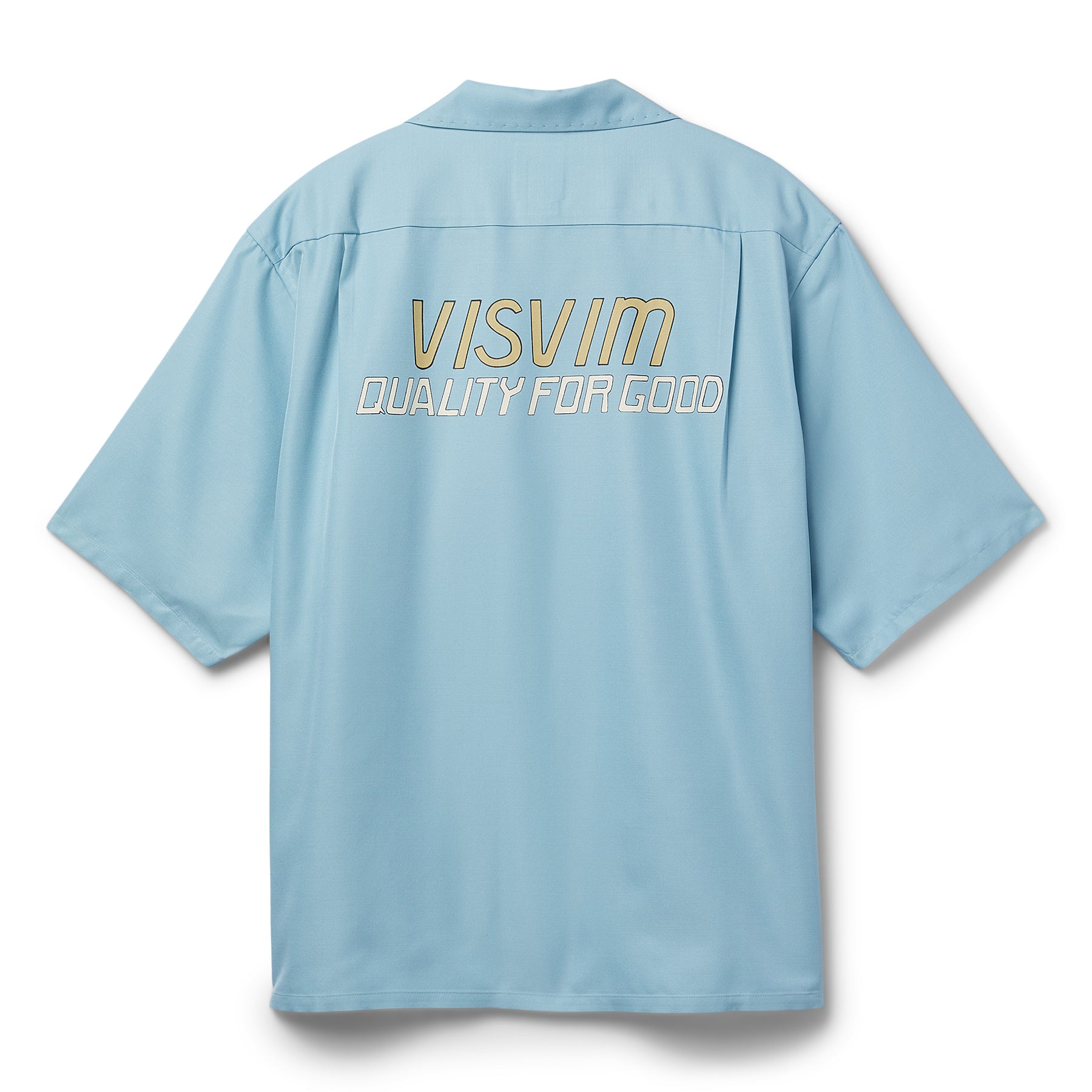 Visvim Keesey Short Sleeve Shirt (Light Blue)