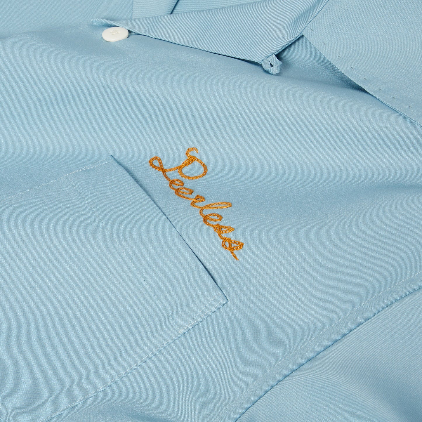 Visvim Keesey Short Sleeve Shirt (Light Blue)