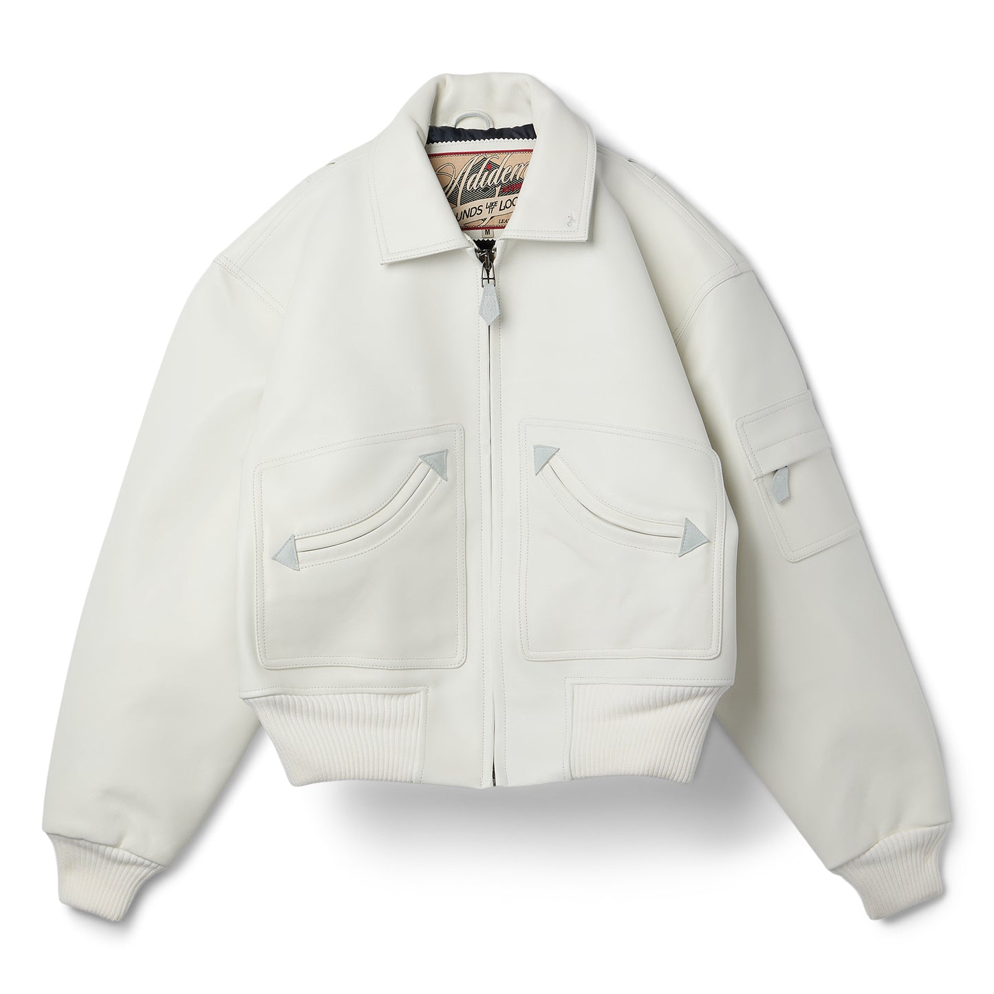 Adidem Asterisks Lambskin Jacket (White)