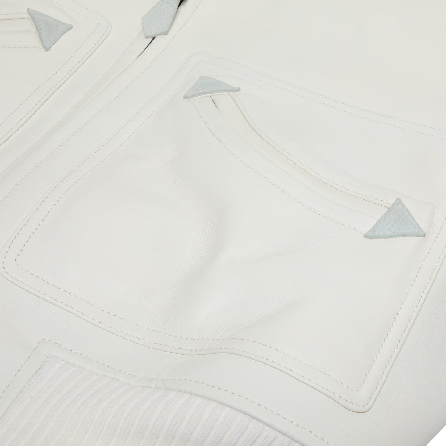 Adidem Asterisks Lambskin Jacket (White)