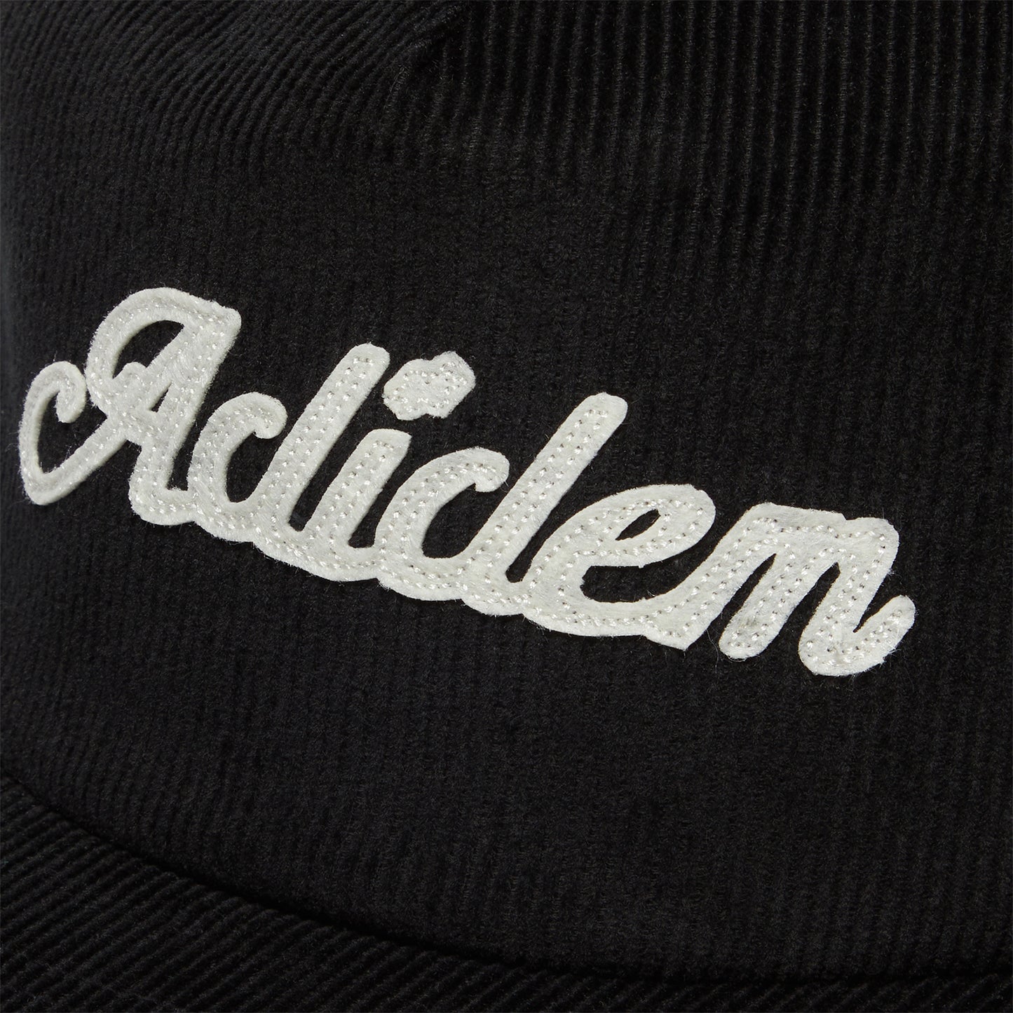 Adidem Asterisks Corduroy Felt Cap (Black)