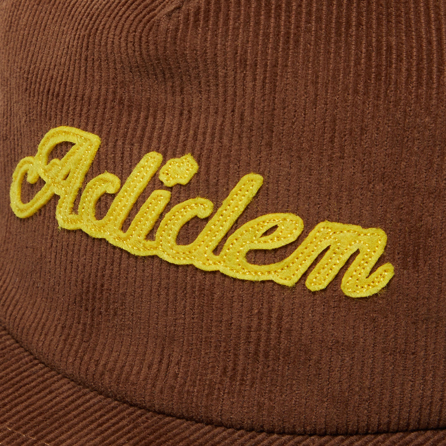 Adidem Asterisks Corduroy Felt Cap (Brown)