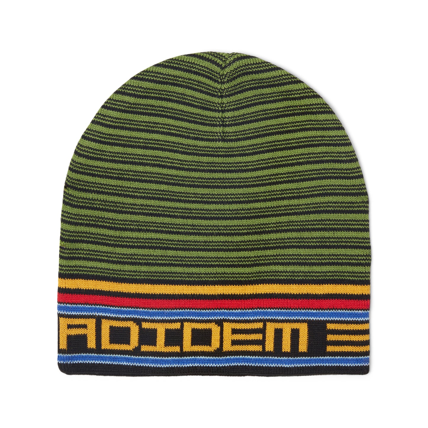 Adidem Asterisks Stripe Beanie (Green)