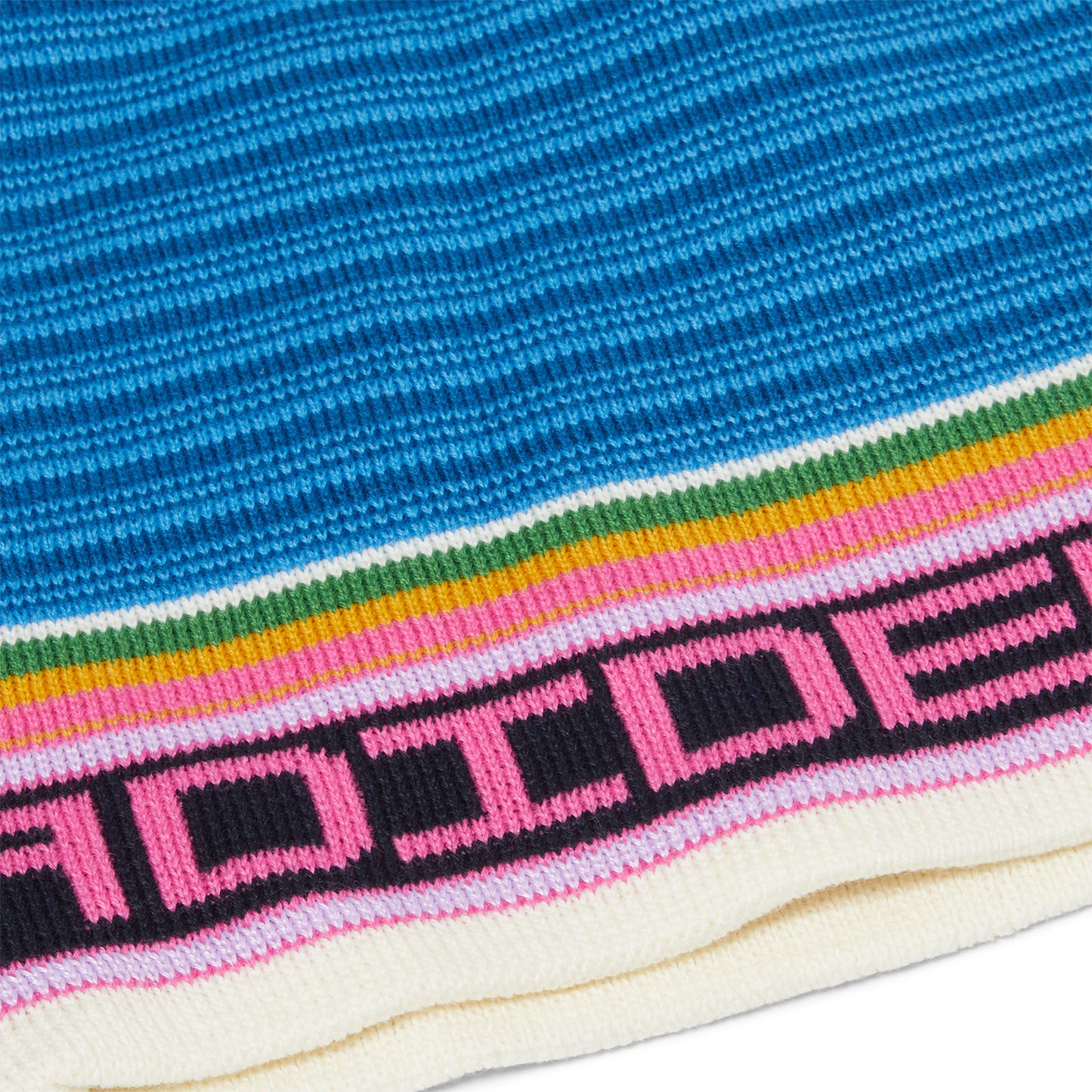 Adidem Asterisks Stripe Beanie (Blue)