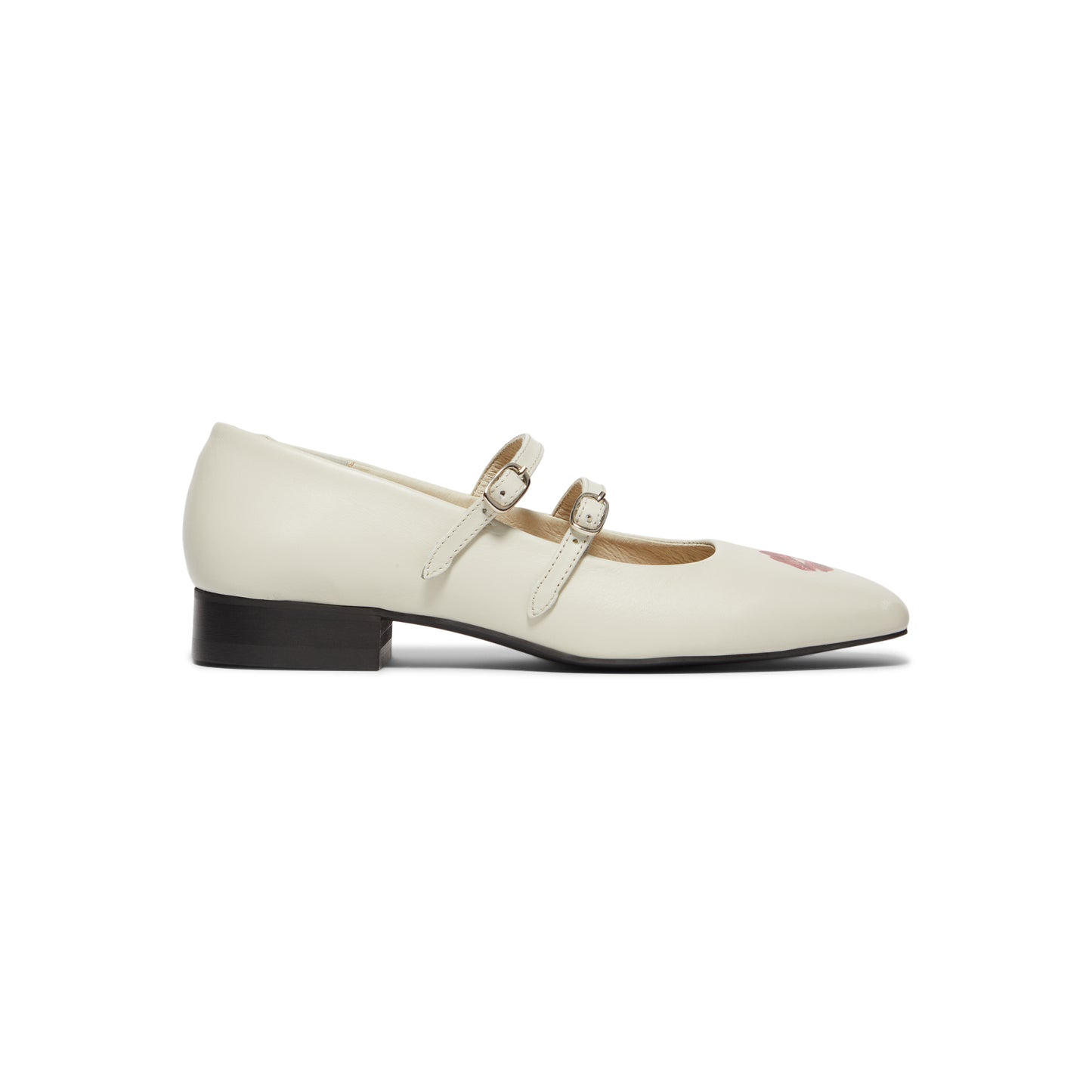DUKE + DEXTER Ruby Off-white Kiss Mary Jane (Off White)