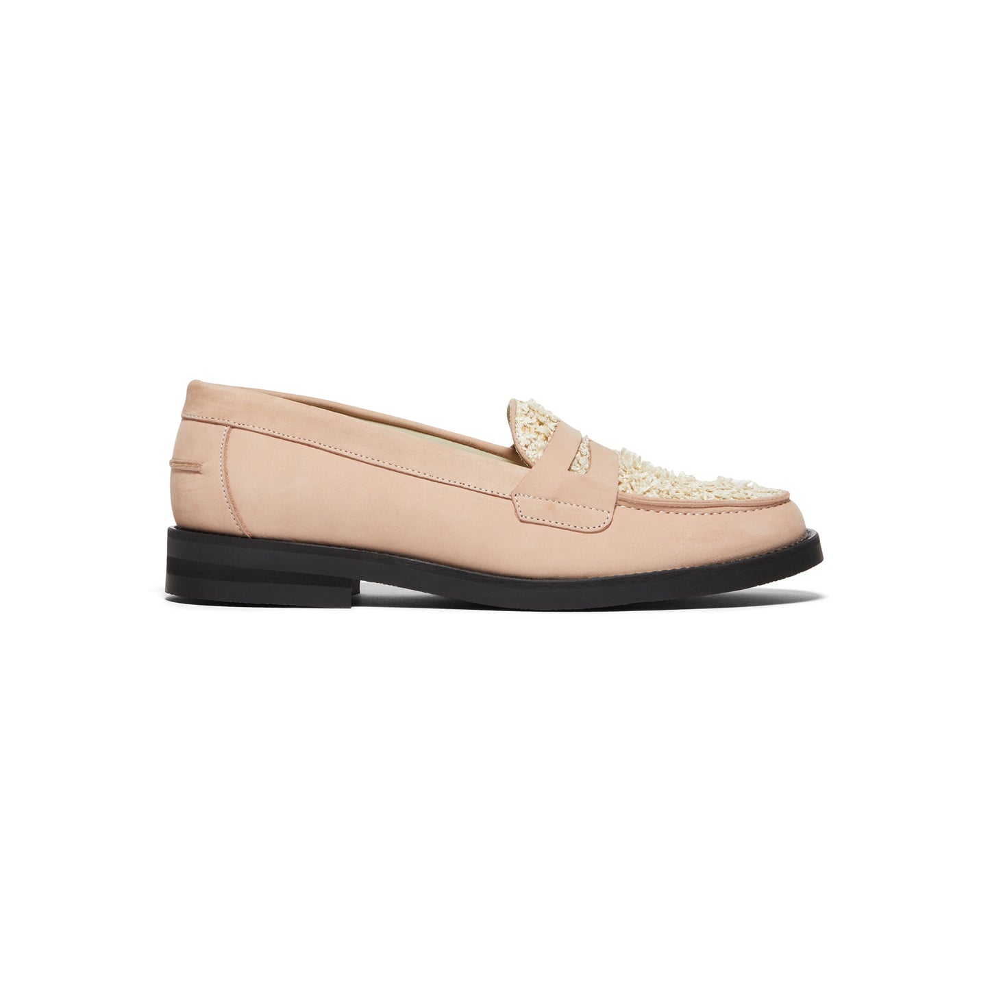 DUKE + DEXTER Wilde Habana Penny Loafer (Pink/White)