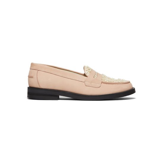 DUKE + DEXTER Wilde Habana Penny Loafer (Pink/White)