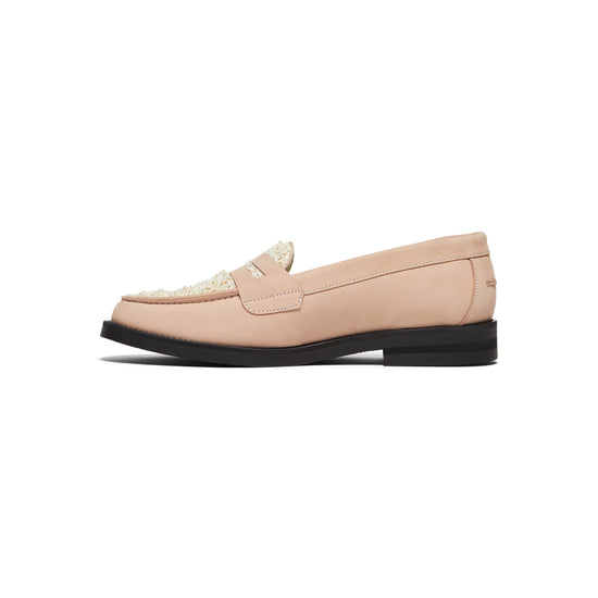 DUKE + DEXTER Wilde Habana Penny Loafer (Pink/White)