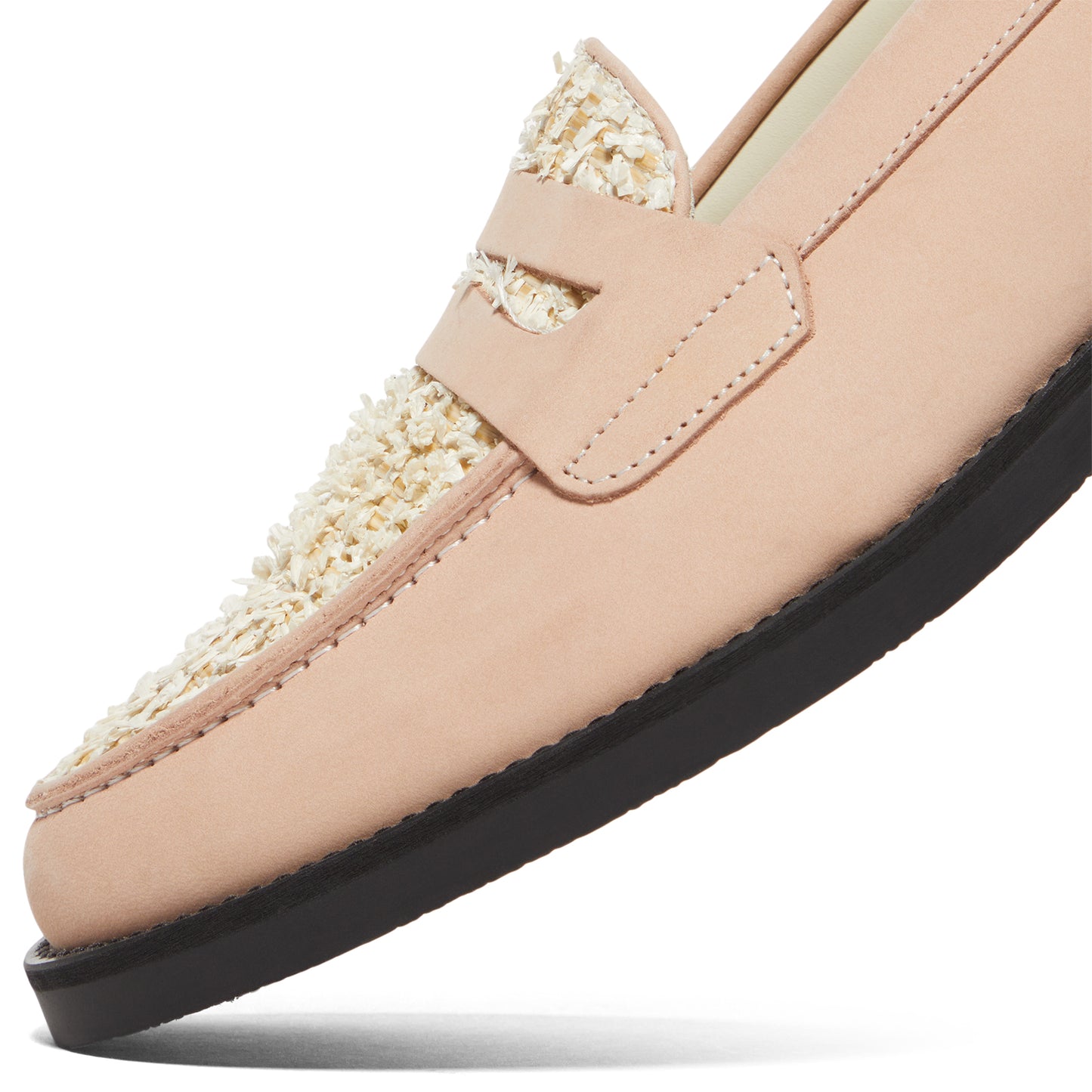 DUKE + DEXTER Wilde Habana Penny Loafer (Pink/White)