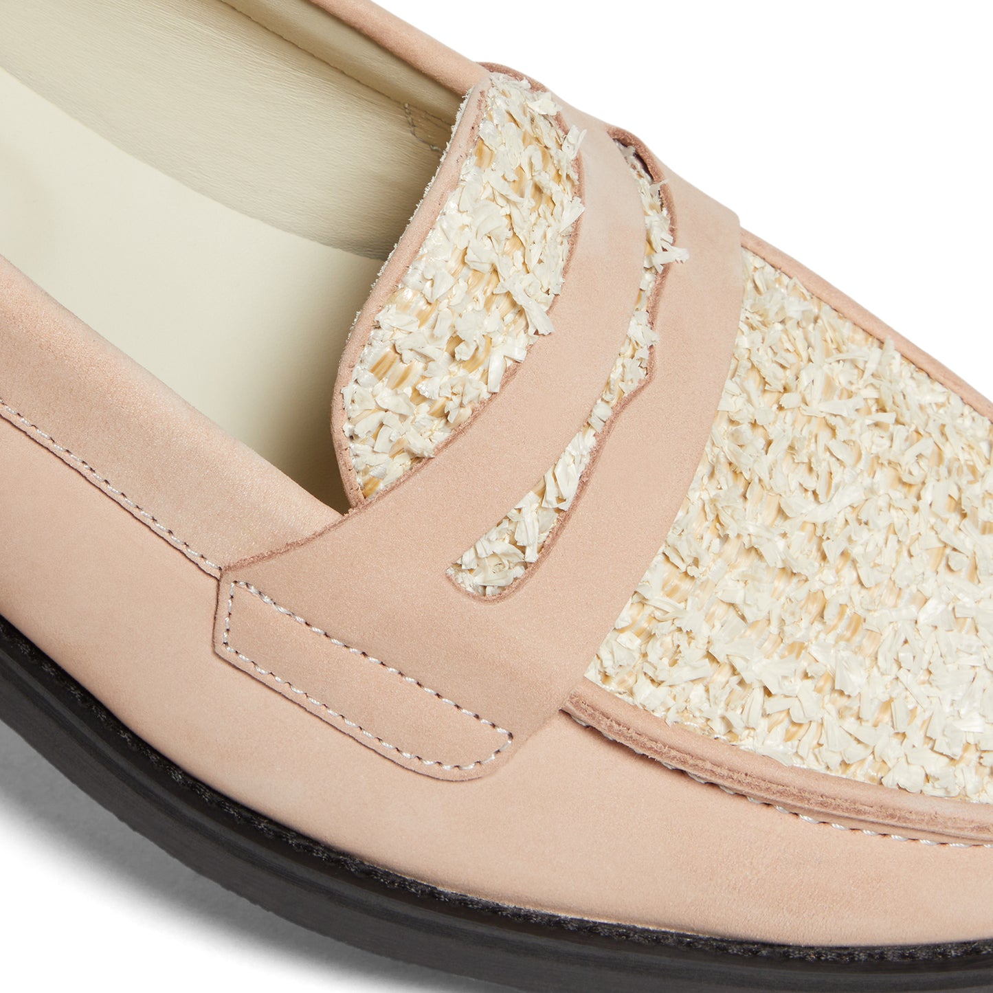 DUKE + DEXTER Wilde Habana Penny Loafer (Pink/White)